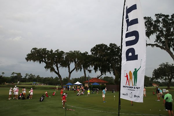 PONTE VEDRA, FL - SEPTEMBER 12: Competitors are seen during a regional round of the 2015 Drive, Chip and Putt Championship at the TPC Sawgrass Golf Course on September 12, 2015 in Ponte Vedra, Florida. (Photo by Alex Menendez/Getty Images for DC&P Championship) 