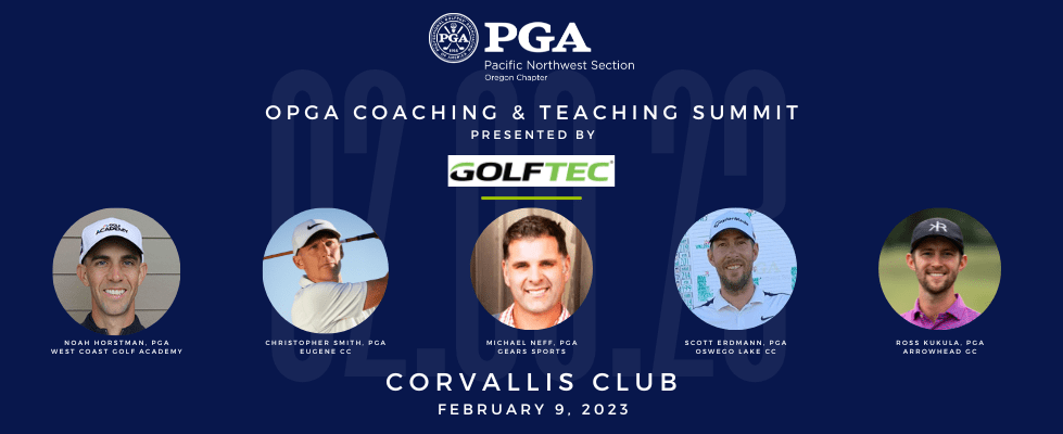 2023 OPGA Coaching & Teaching Summit @ Corvallis Club